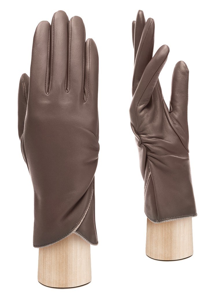 Ст.цена 2000р Перчатки жен п/ш LB-2407 rose taupe/l.cacao
