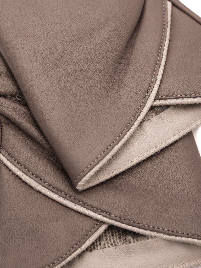 Ст.цена 2000р Перчатки жен п/ш LB-2407 rose taupe/l.cacao