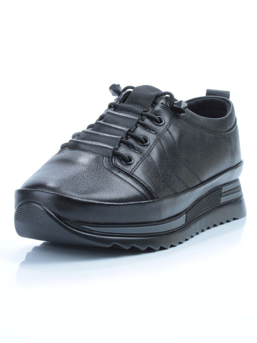 03-5020 BLACK Полуботинки женские (натуральная кожа)