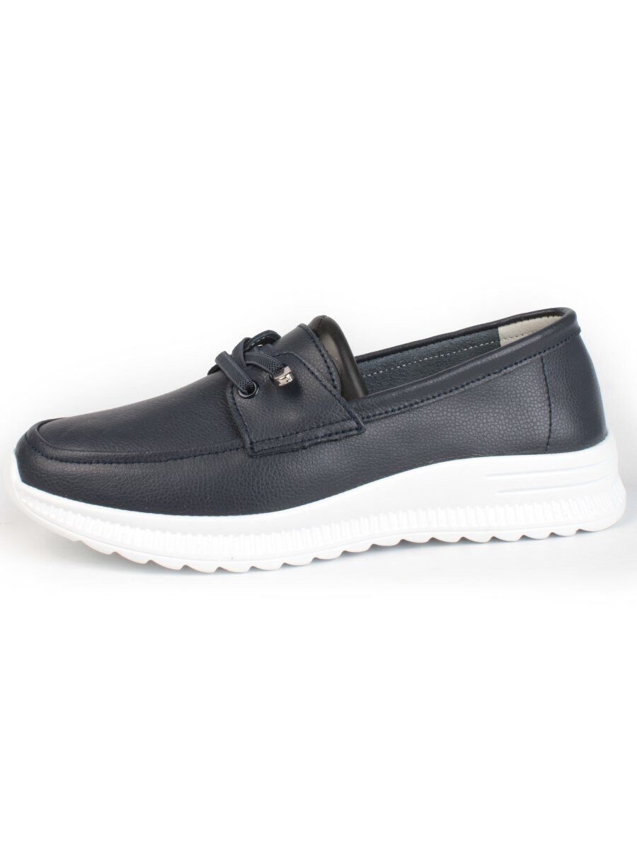 03-ZL-8861-1 NAVY Полуботинки женские (натуральная кожа)