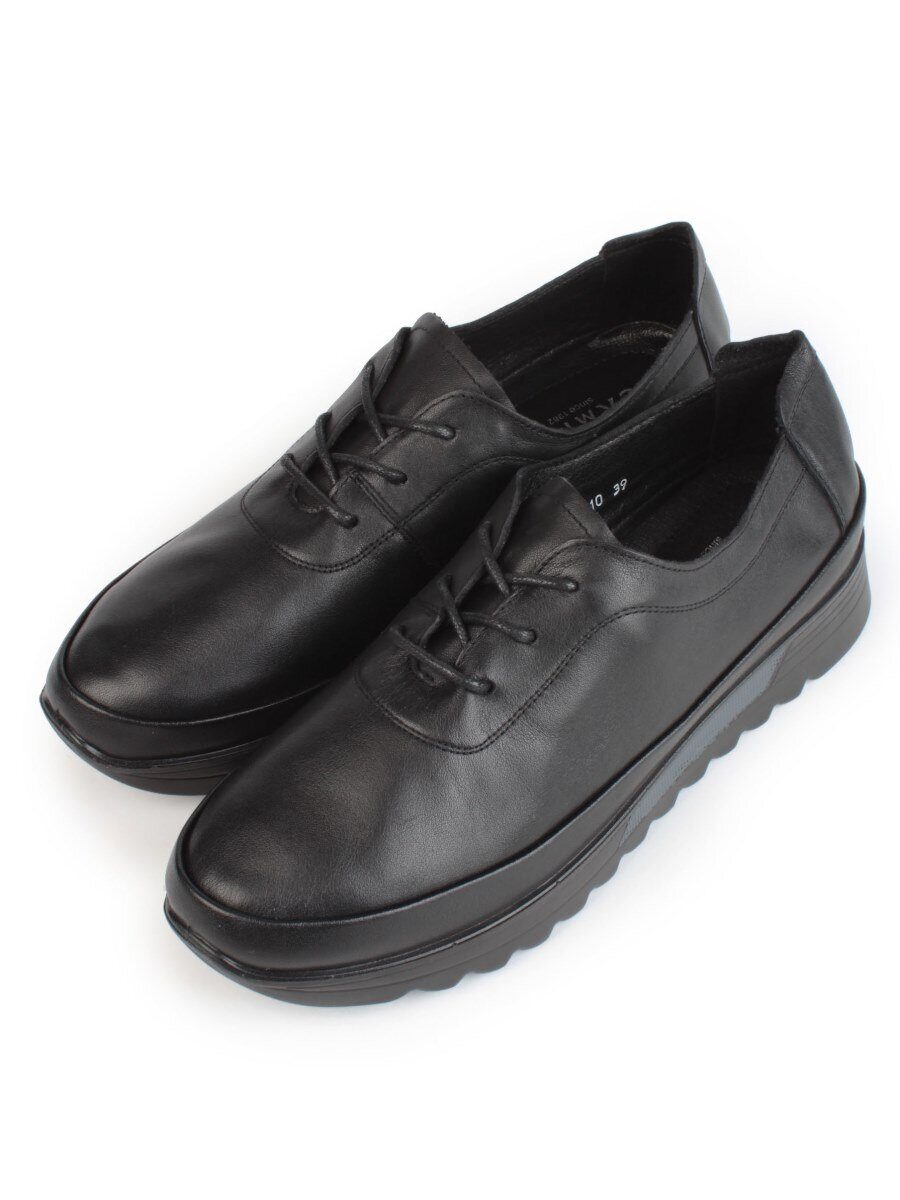 03-5310 BLACK Полуботинки женские (натуральная кожа)