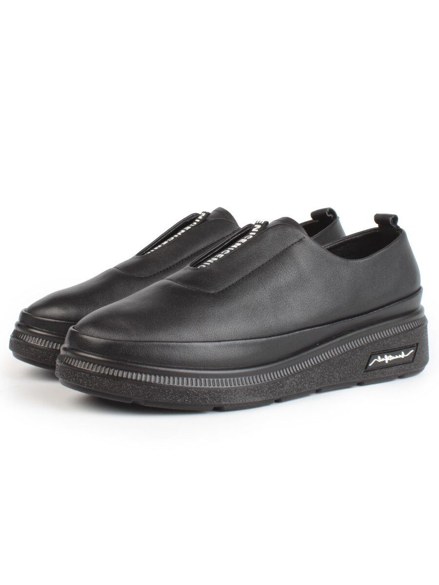 03-5315 BLACK Полуботинки женские (натуральная кожа)