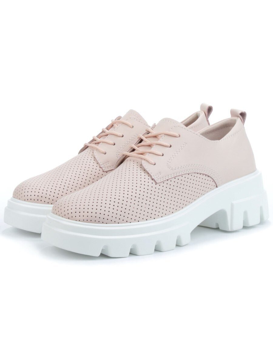 03-HY11-4D LT. PINK Полуботинки женские (натуральная кожа)