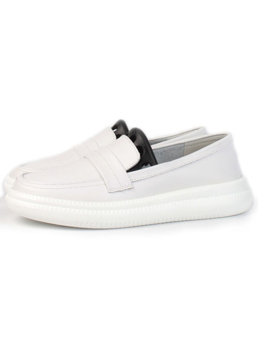 03-ZL-8501 WHITE Полуботинки женские (натуральная кожа)