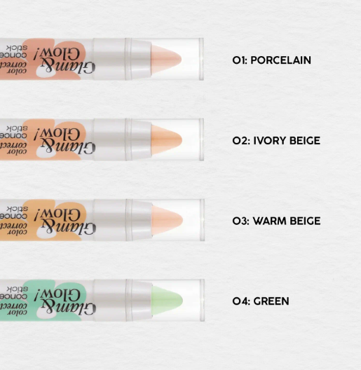 MONIC BEAUTY Корректирующий карандаш Glam&Glow! тон 02 Ivory Beige