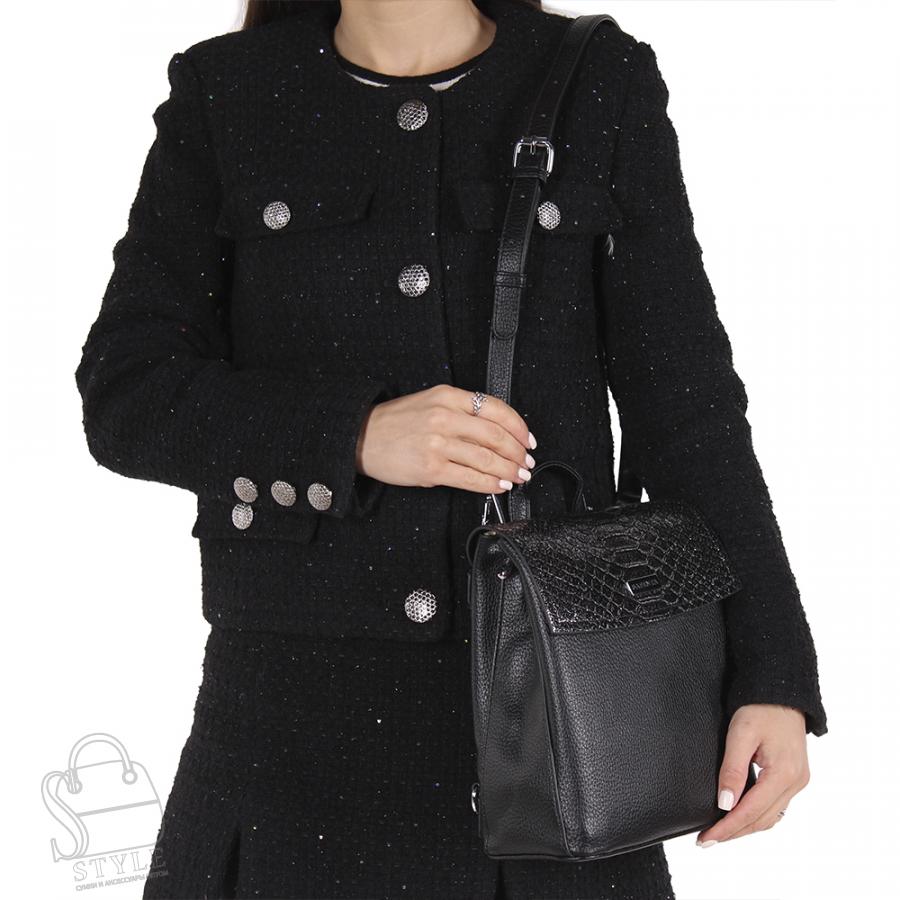 Рюкзак женский 69126-1 black Velina Fabbiano-Safenta/50