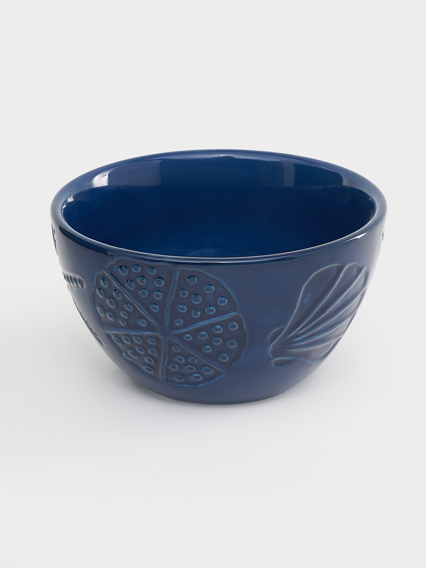 Набор, 2 пр, блюдо/салатник, керамика К, белое/синий, Синие кораллы, Blue Coral