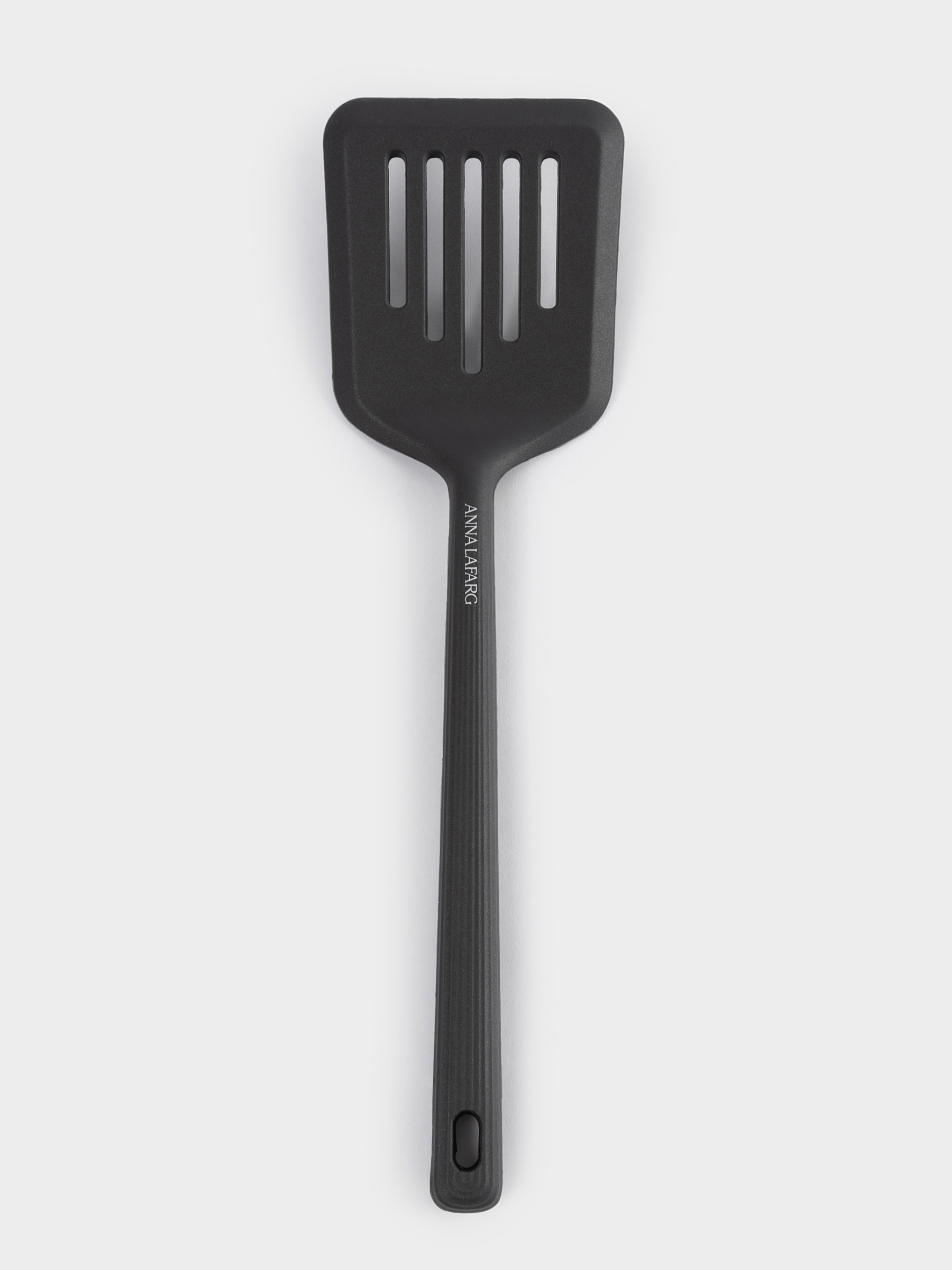 Лопатка с прорезями, 32 см, силикон, графитовая, Streak