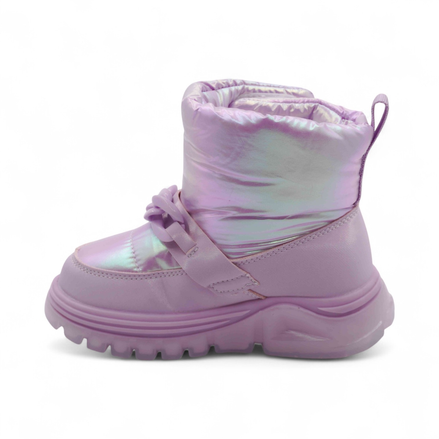 Дутики зимние В6062-19 сиреневые