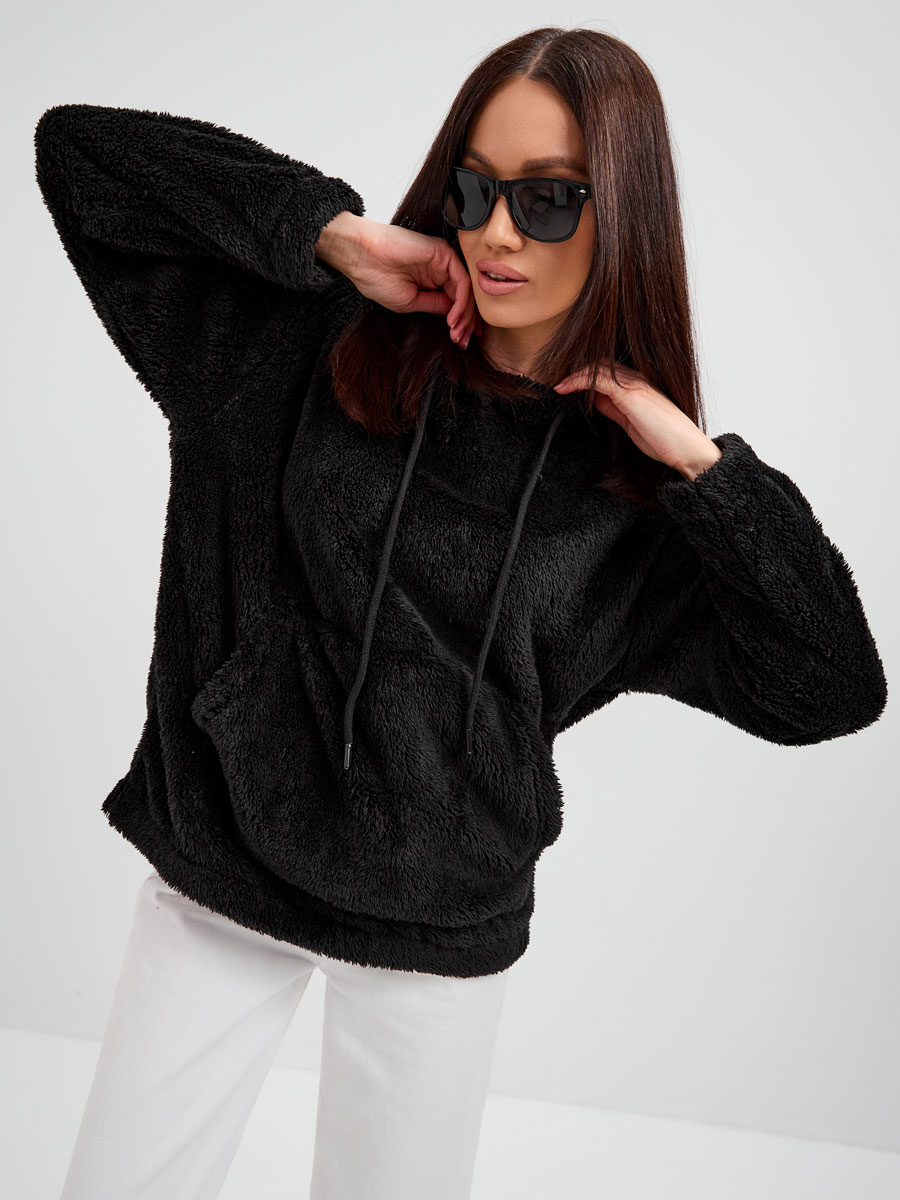 Толстовка oversize 24234-458 черный