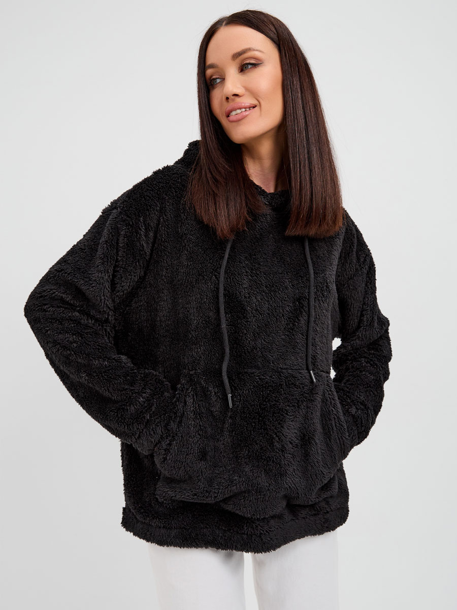 Толстовка oversize 24234-458 черный