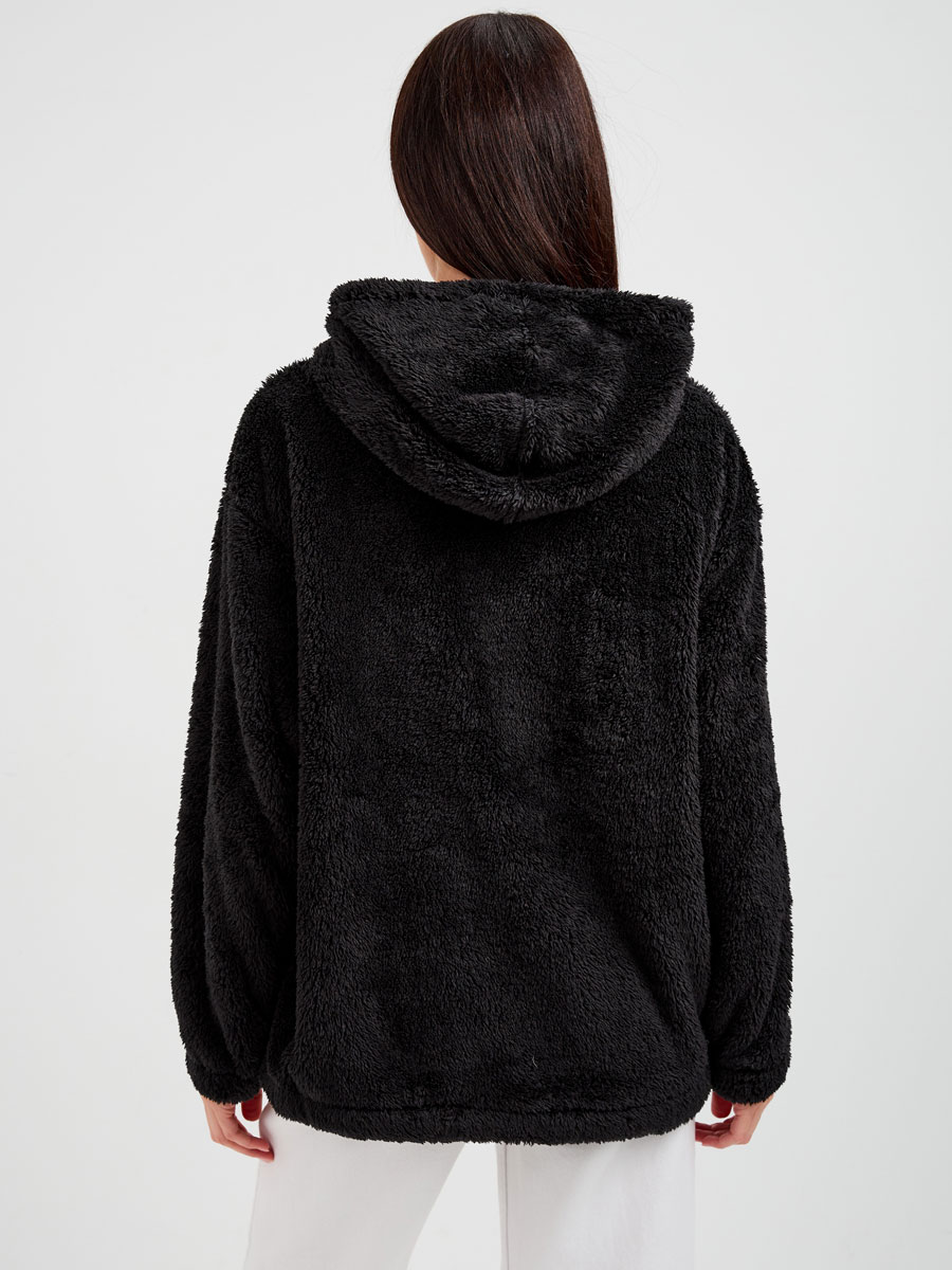 Толстовка oversize 24234-458 черный