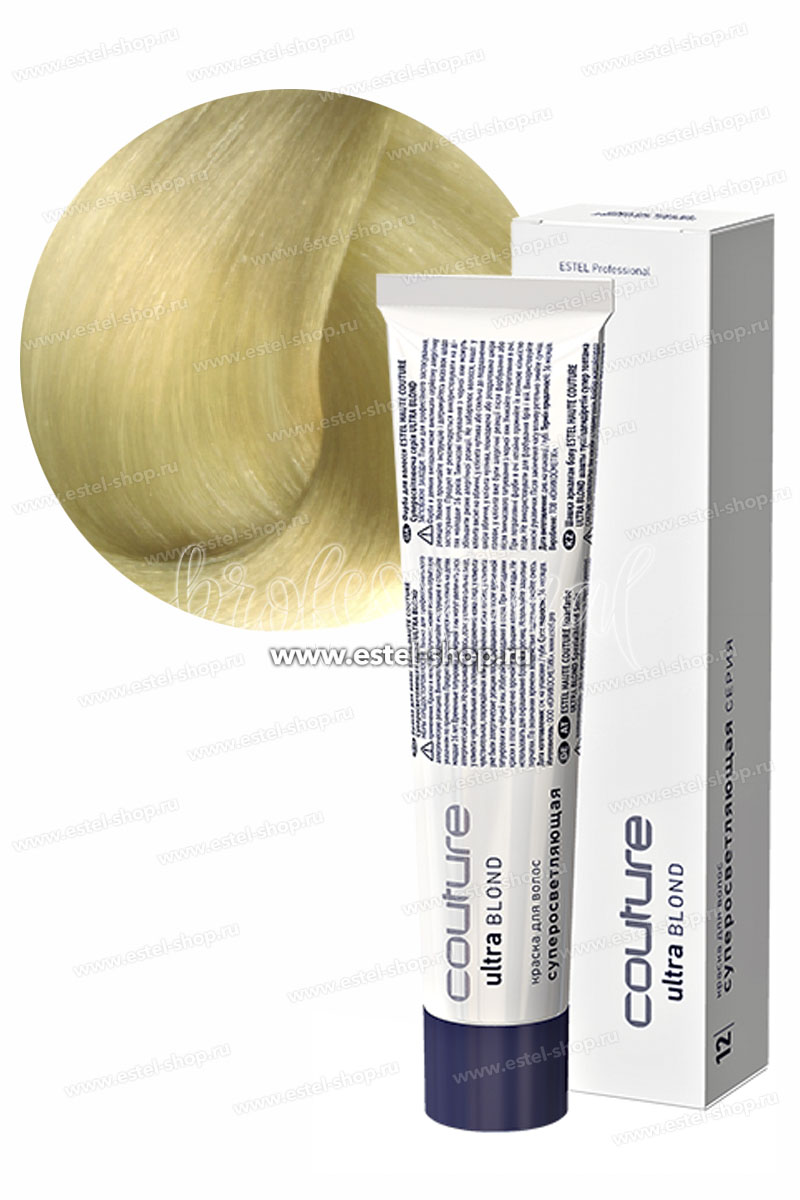 Estel Haute Couture Ultra Blond 12/0 Натуральный блондин ультра 60 мл.