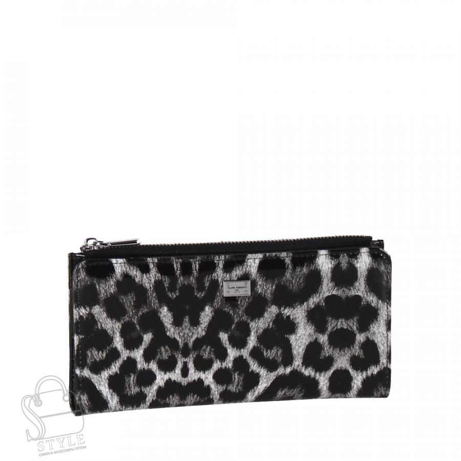 Кошелек 7002-9 black white Velina Fabbiano