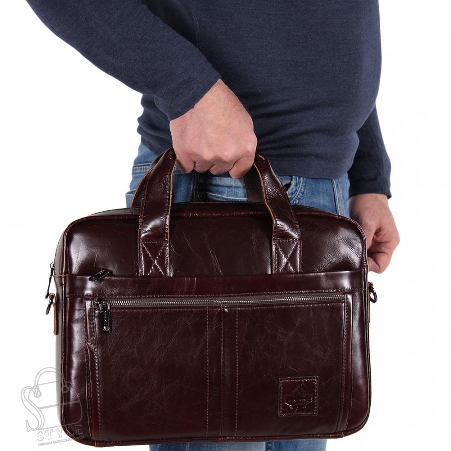 Портфель 11020Z brown Zinimsk