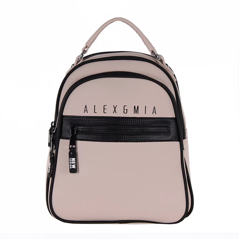 Рюкзак 8873CD beige Alex&Mia