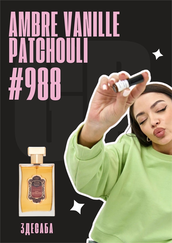 Voyage Sur La Route Des Epices Ambre Vanille Patchouli / GET PARFUM 988