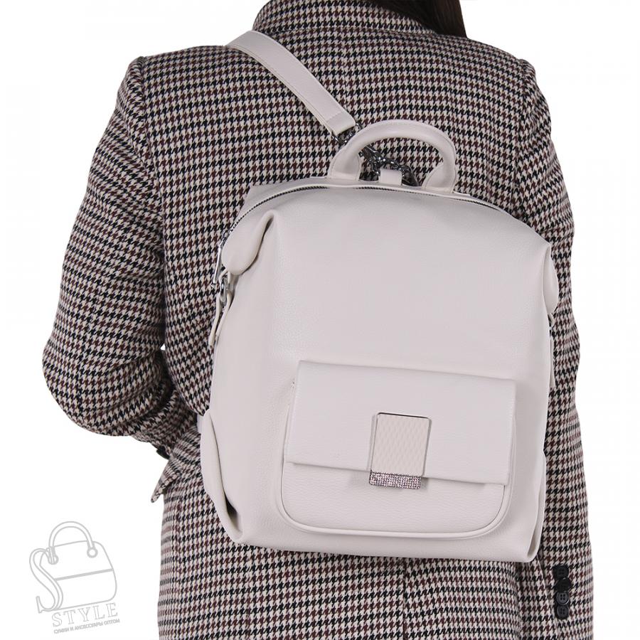 Рюкзак женский 69146 beige Velina Fabbiano-Safenta/50