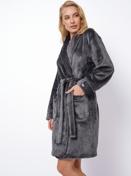 EVA DARK GREY Халат женский ARUELLE