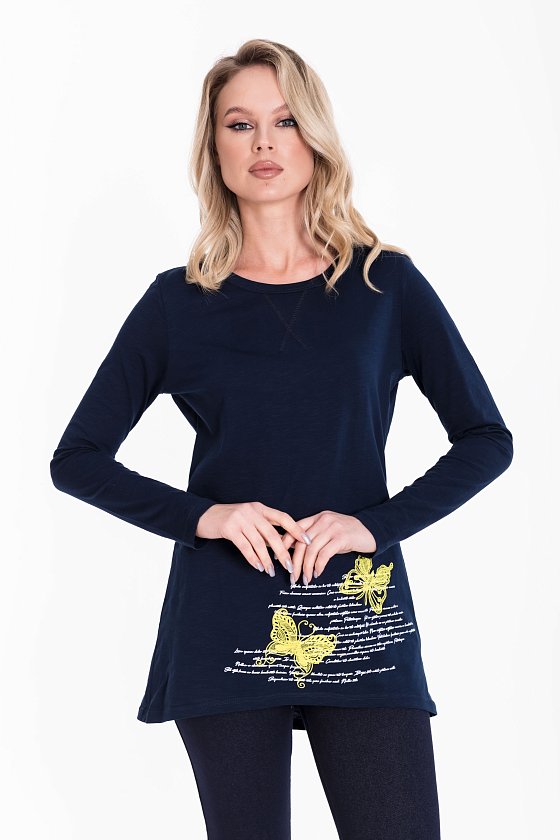 БЫЛО 625 р!! Туника М31999Пв (синий)