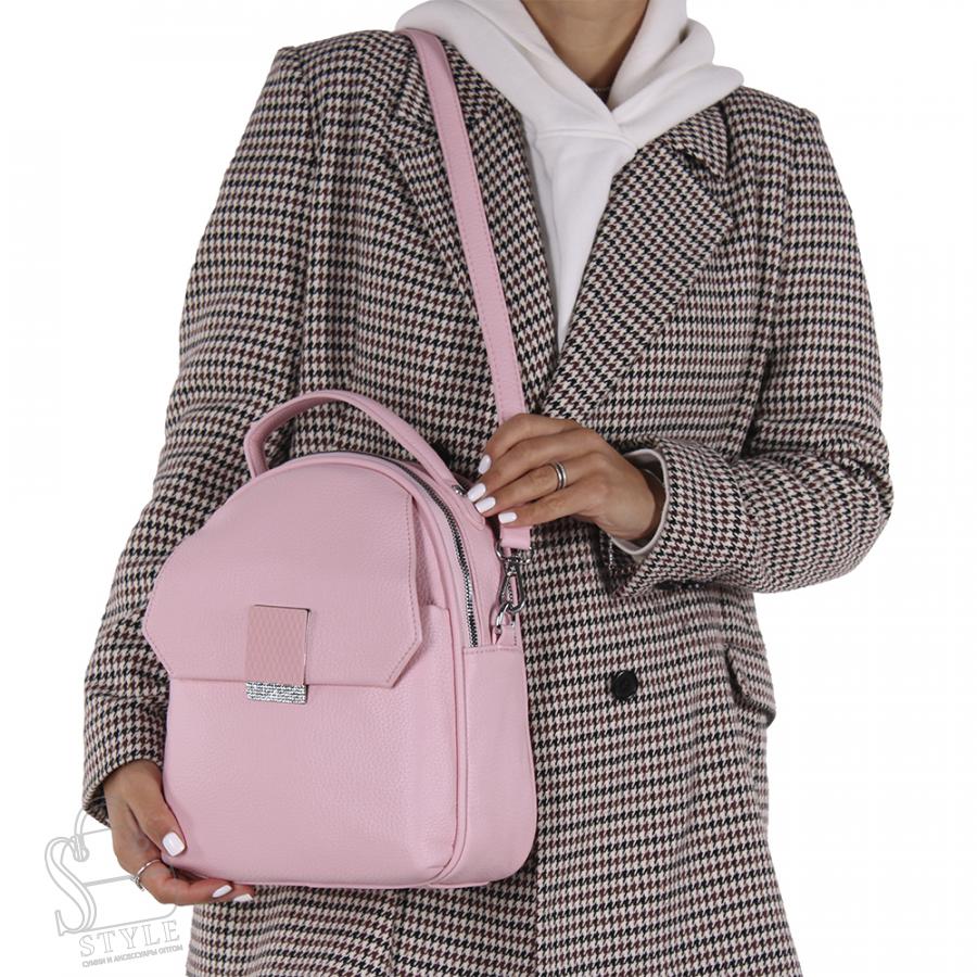 Рюкзак женский 69162 pink Velina Fabbiano-Safenta/50