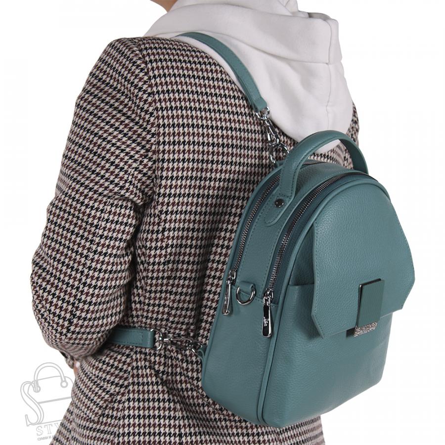 Рюкзак женский 69162 d.green Velina Fabbiano-Safenta/50