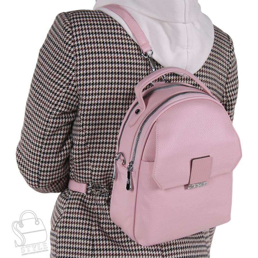 Рюкзак женский 69162 pink Velina Fabbiano-Safenta/50