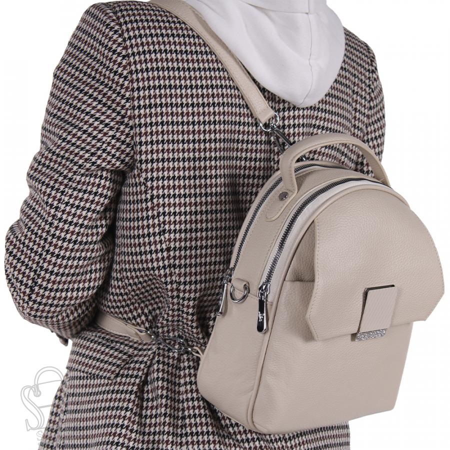 Рюкзак женский 69162 beige Velina Fabbiano-Safenta/50