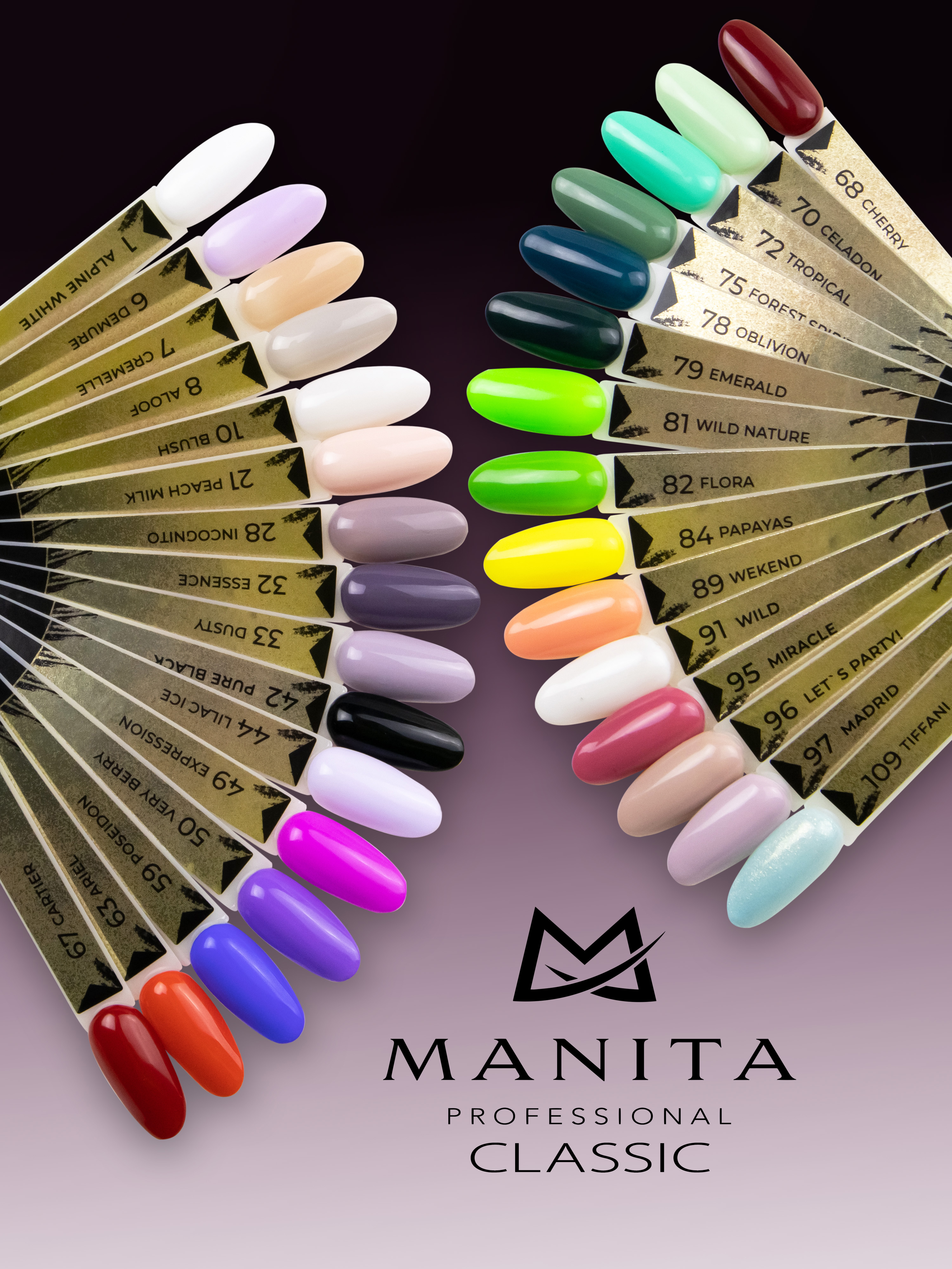Manita Professional Гель-лак для ногтей / Classic №089, Wekend, 10 мл