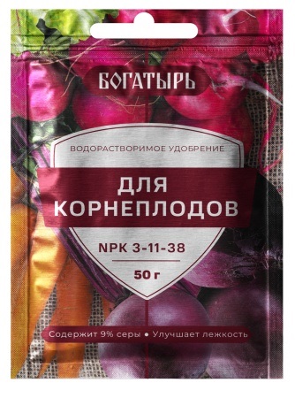 Богатырь для Корнеплодов 50 гр/ 80шт Лама Торф, водорастворимое уд.