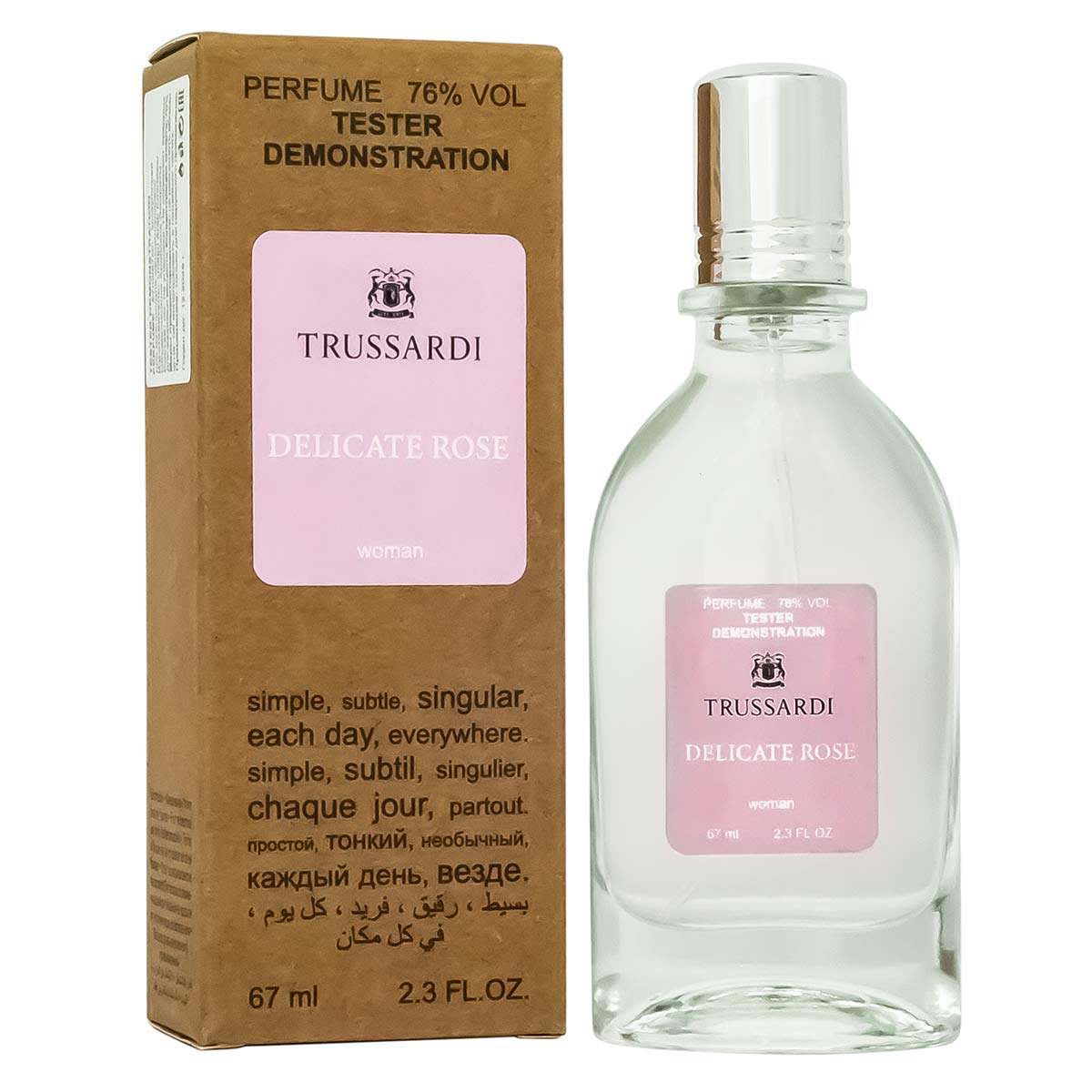 Копия Тестер Trussardi Delicate Rose,edp., 67ml
