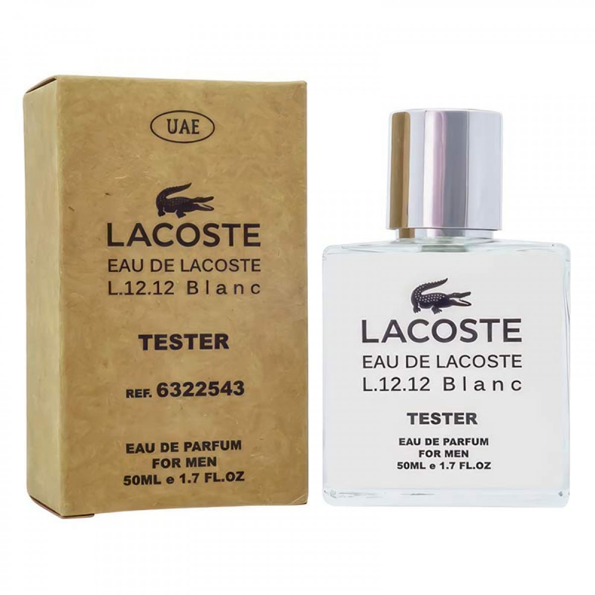 Копия Тестер Lacoste Eau De L.12.12 Blanc, edp., 50 мл