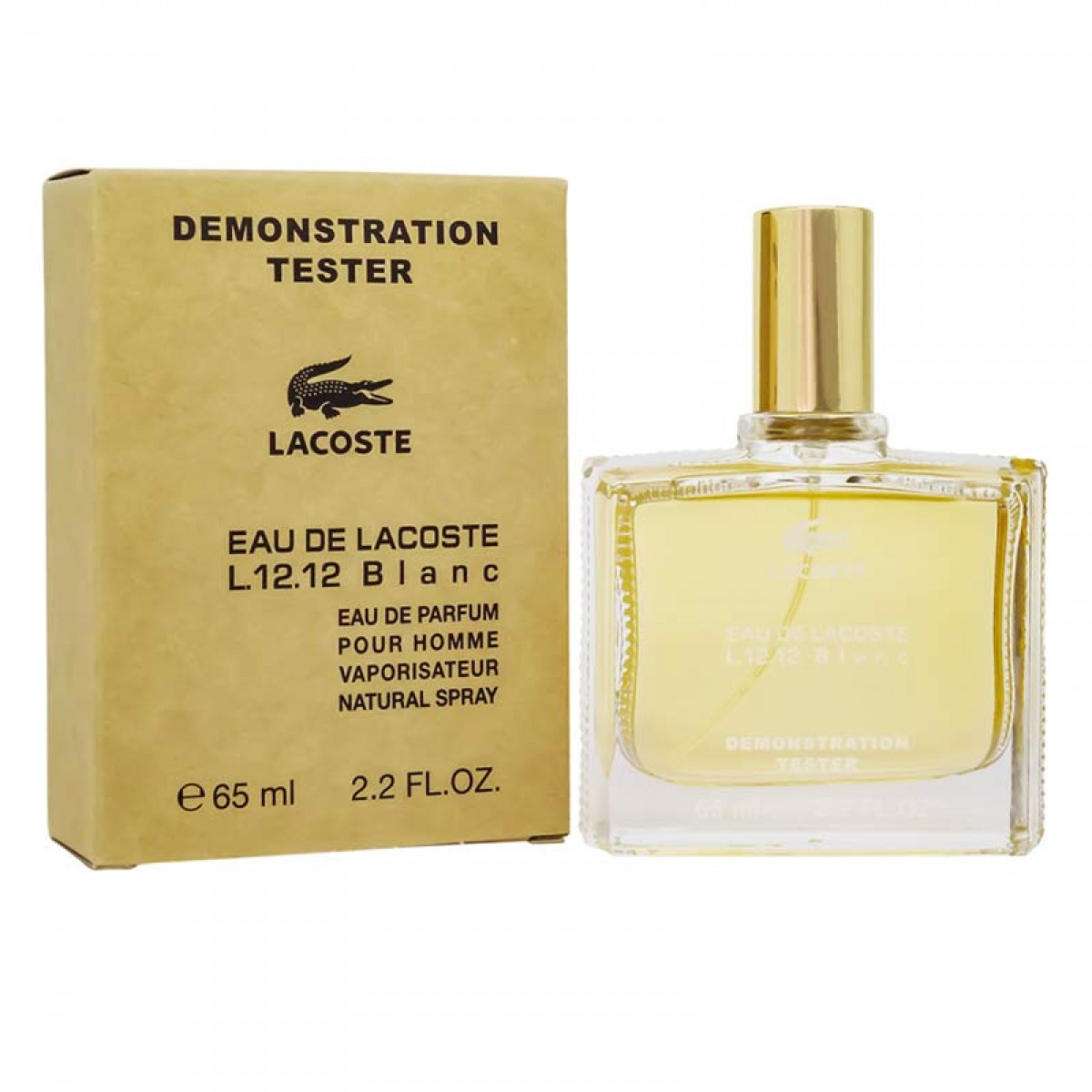 Копия Тестер ОАЭ Lacoste Eau de lacoste L.12.12 Blank, edp., 65 ml