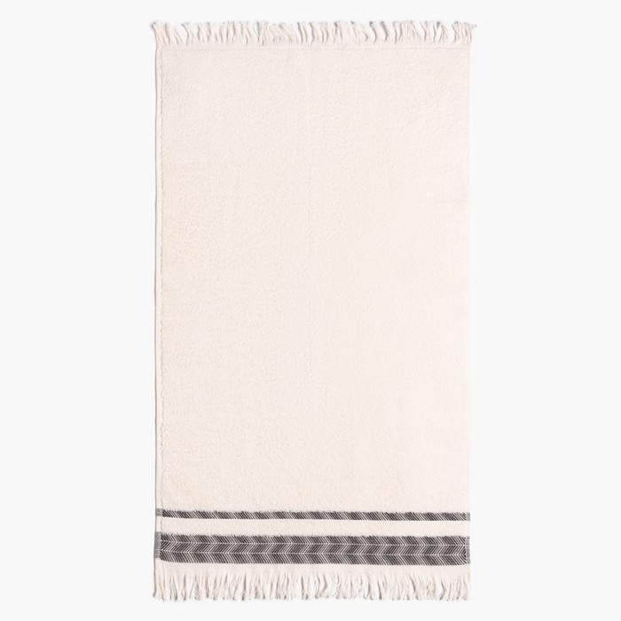 Полотенце махровое LoveLife «Муссон» 70×120 см, 100% хлопок, 500 г/м², чёрное