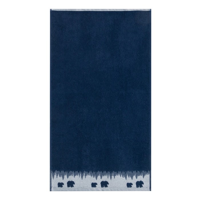 Полотенце махровое Love Life Winter dream 70×130 см, 100% хлопок, 400 г/м², синее
