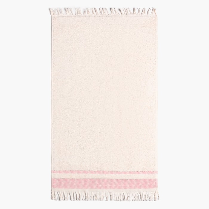 Полотенце махровое LoveLife «Муссон» 70×120 см, 100% хлопок, 500 г/м², розовое