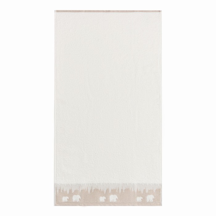 Полотенце махровое Love Life Winter dream 70×130 см, 100% хлопок, 400 г/м², белое