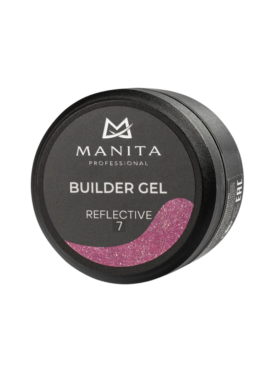 Manita Professional Гель моделирующий для ногтей светоотражающий / Builder Gel Reflective №07, 15 мл