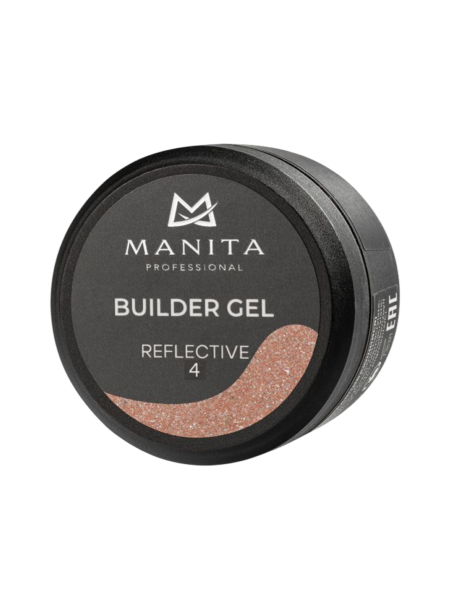 Manita Professional Гель моделирующий для ногтей светоотражающий / Builder Gel Reflective №04, 15 мл