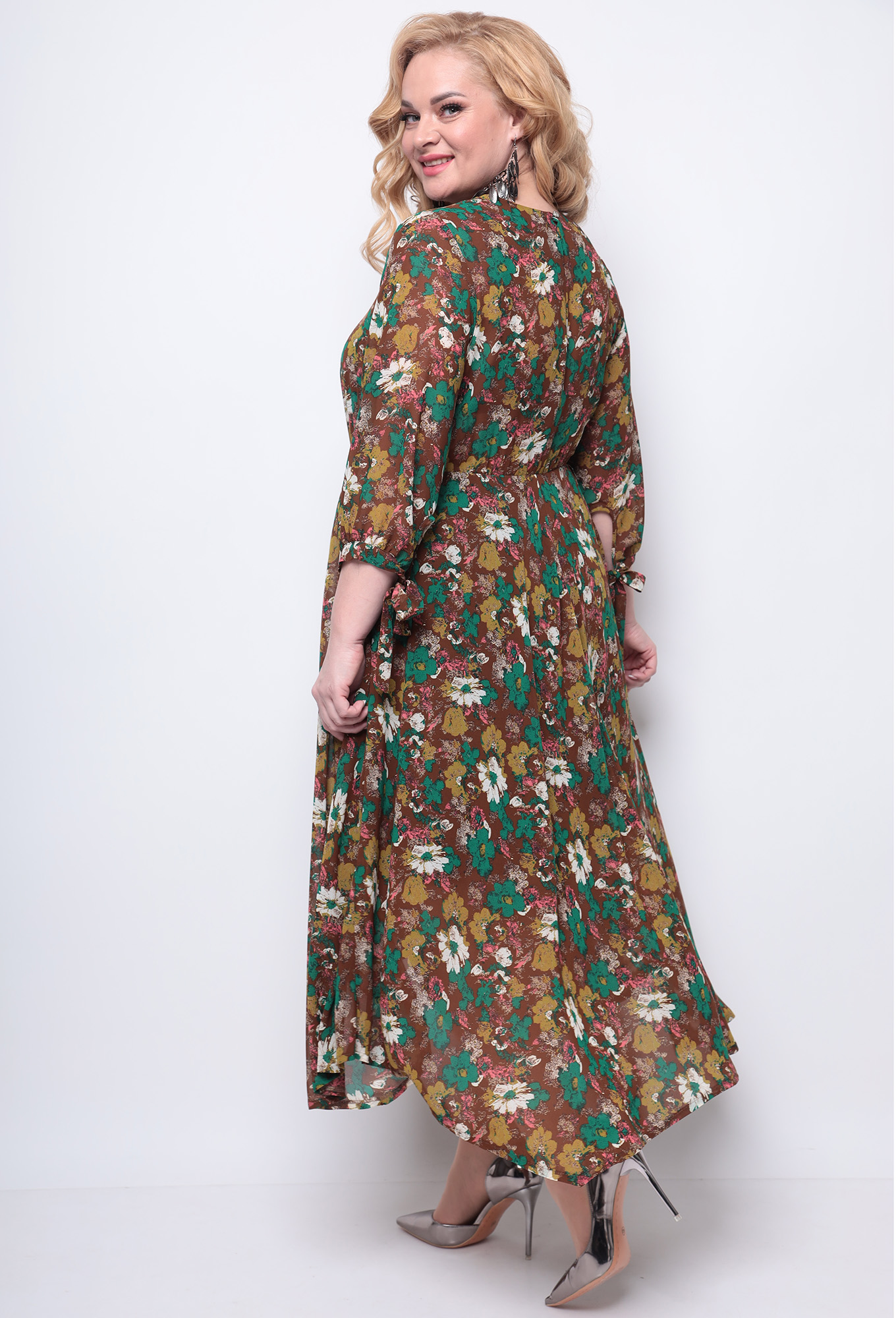 ст. цена2299руб.! Платье Michel Chic 972 зеленый