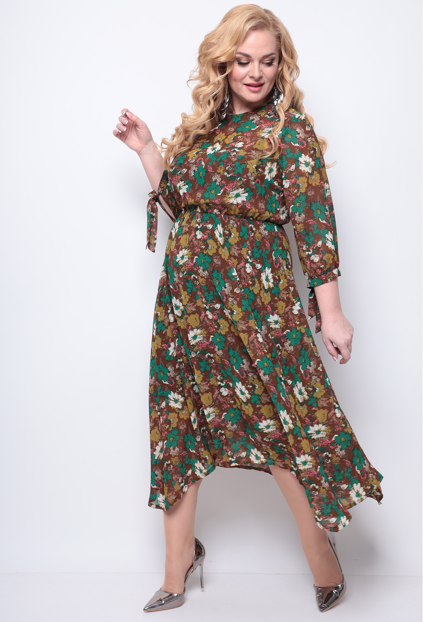 ст. цена2299руб.! Платье Michel Chic 972 зеленый