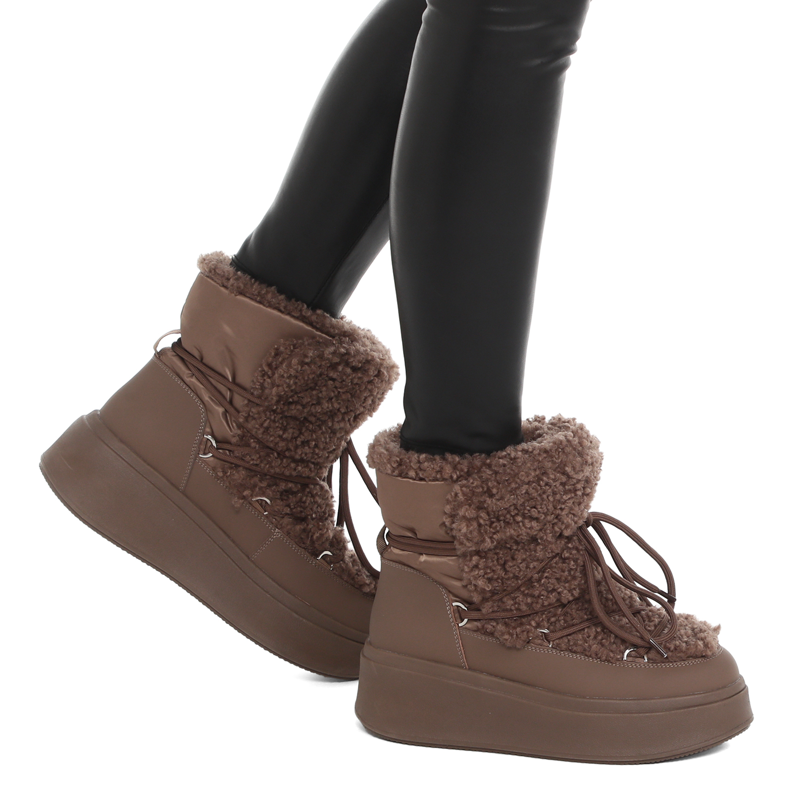 Женские угги TENDANCE 3847977, серо-коричневый