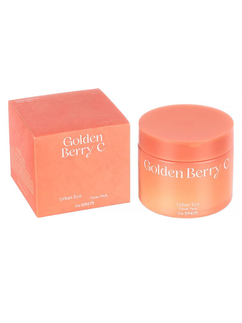 СМ Golden Berry VEGAN Пэды для лица пропитанные тонером с экстрактом физалиса Urban Eco Golden Berry C Toner Pack 50шт