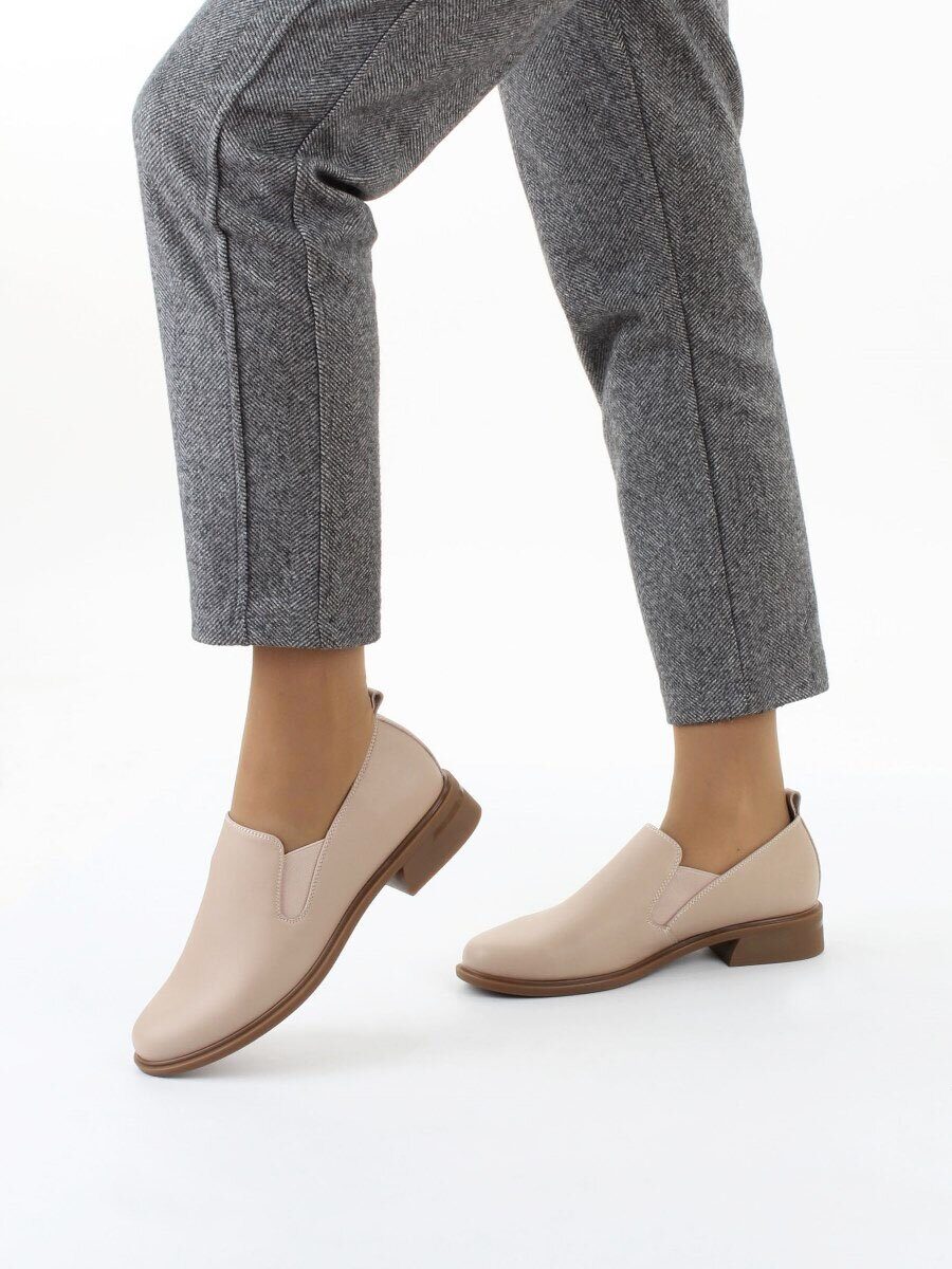 06-M47-21 BEIGE Туфли женские (натуральная кожа)