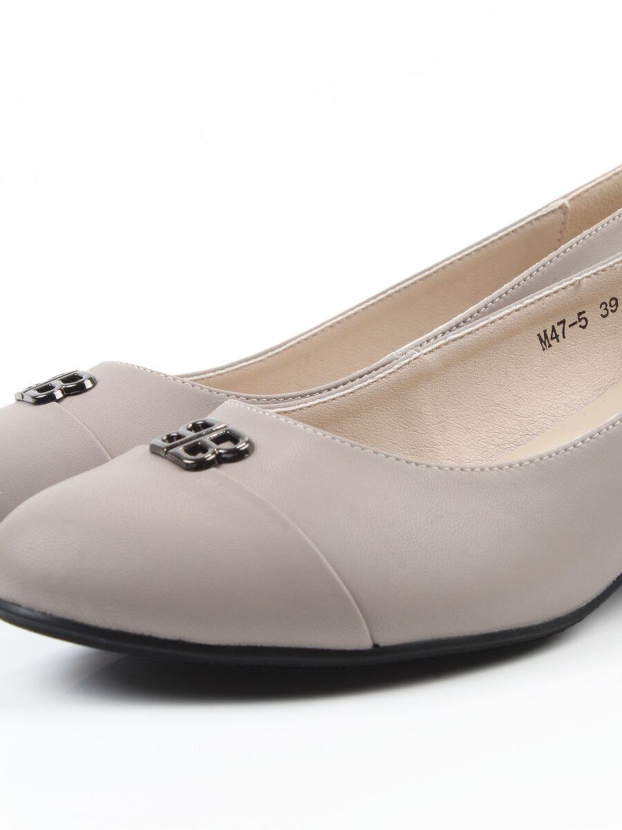 06-M47-5 KHAKI Туфли женские (натуральная кожа)