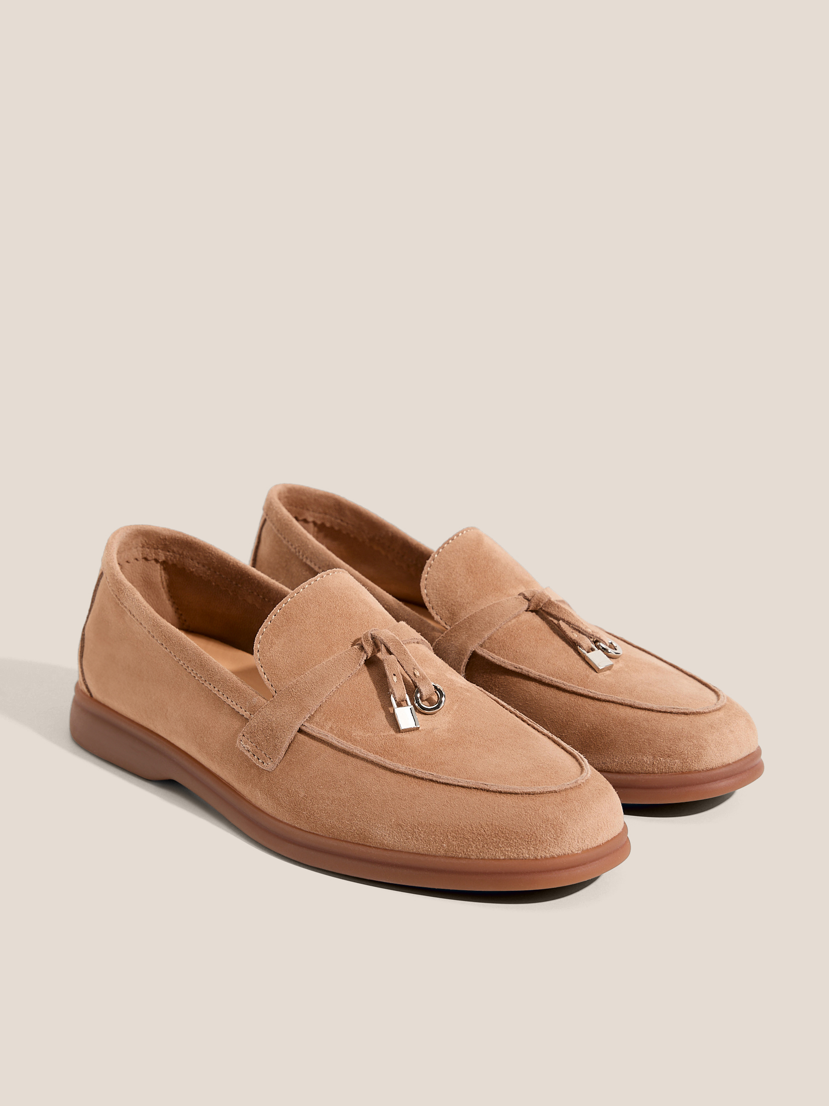 Женские лоферы TENDANCE 4753901, бежево-коричневый