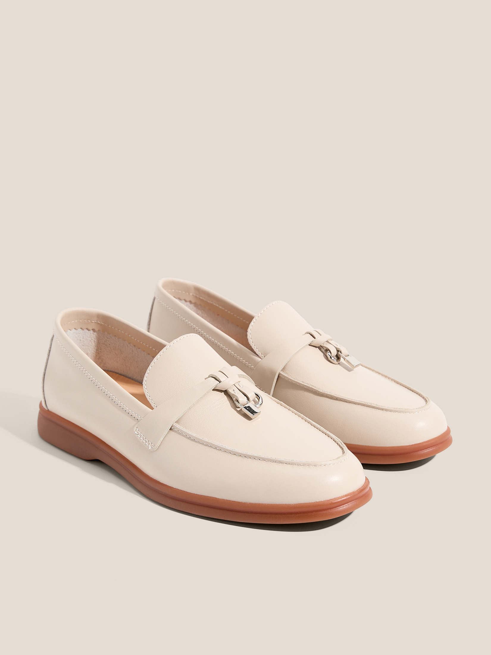 Женские лоферы TENDANCE 4754238, молочно-бежевый