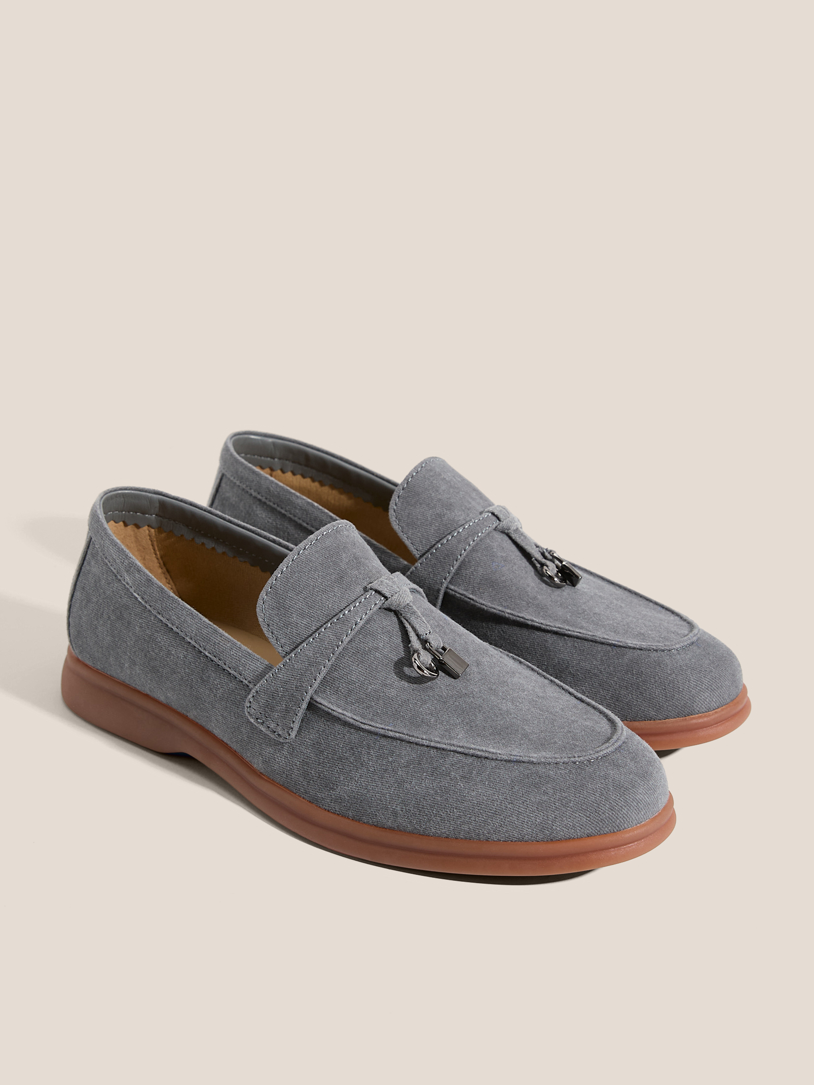 Женские лоферы TENDANCE 4753507, серый