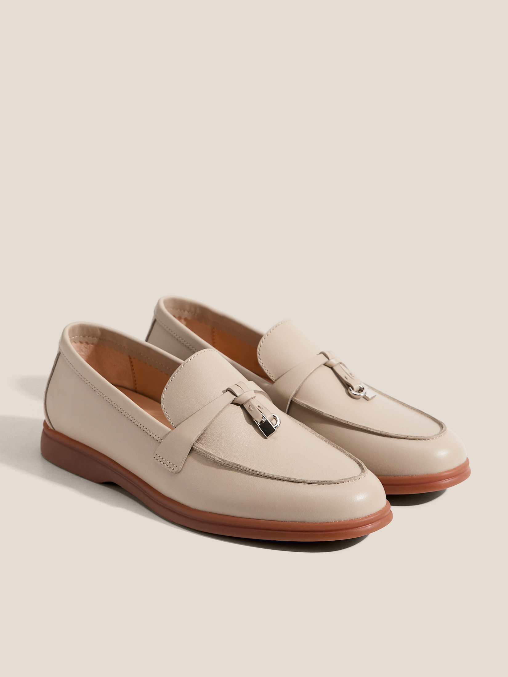 Женские лоферы TENDANCE 4752377, серо-бежевый
