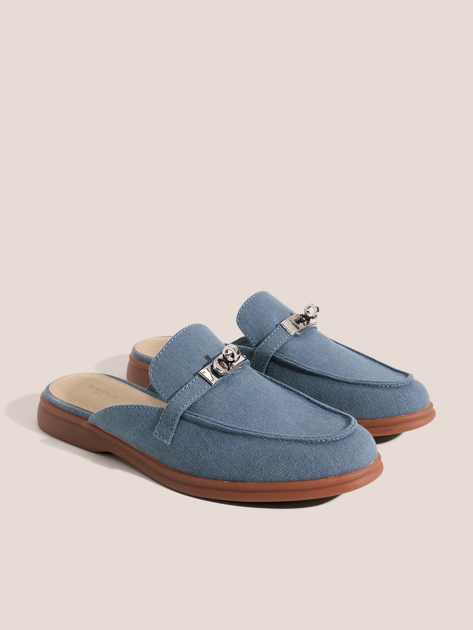 Мюли TENDANCE 4751658, серо-синий